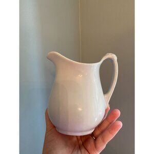 Alfred Meakin Royal Ironstone China White Cream Pitcher Jug 5 Inches Vintage Eng